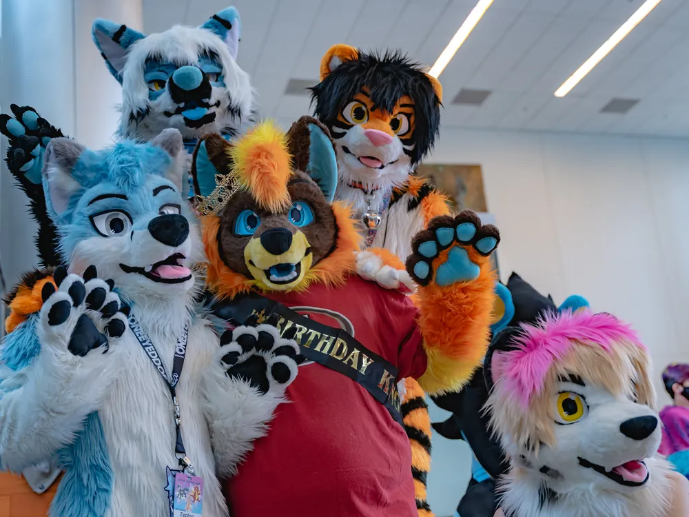 Daza’s Fursuit Family at Further Confusion 2023