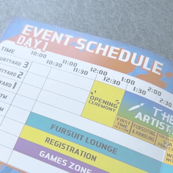 Event Schedule Little Island Furcon